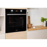 Indesit IFW 6340 BL UK Electric Single Built-In Oven - Black