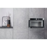 Hotpoint MD 454 IX H Built-In Microwave - Stainless Steel