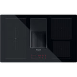 Hotpoint PVH92BK 90cm Vented Induction Hob with Downdraft