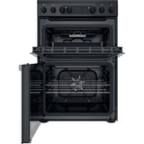 Hotpoint HDM67V9CMB/UK Electric Ceramic Double Cooker - Black