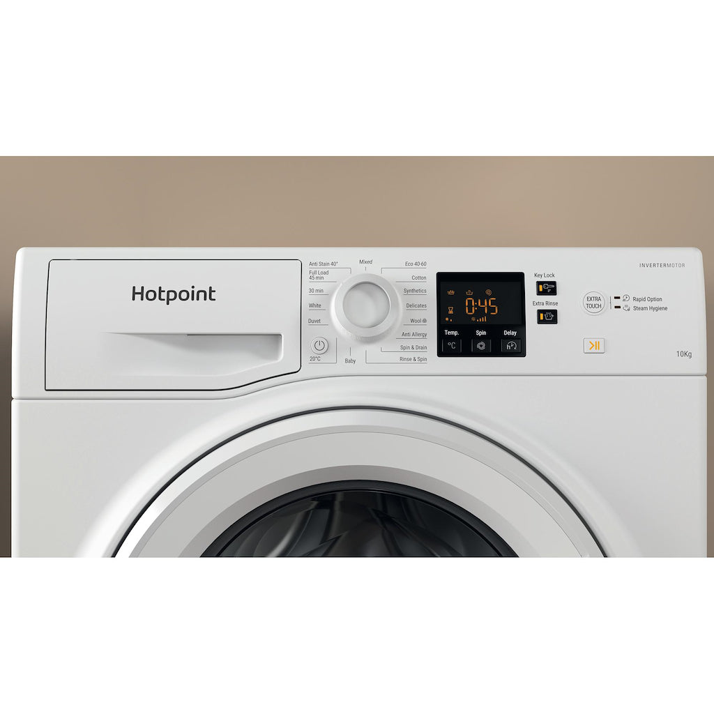 Hotpoint NSWM 1044C W UK N Washing Machine - White