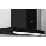Whirlpool WHSS 90F L T C K W Collection Cooker Hood 90cm - Black