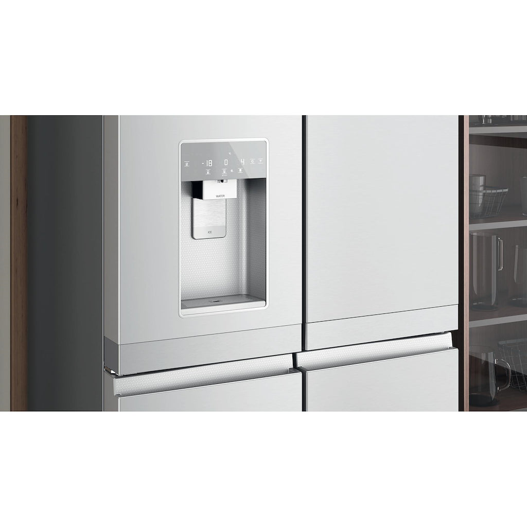 Hotpoint HQ9I MO1L UK Active 4 Door Fridge Freezer - Stainless Steel