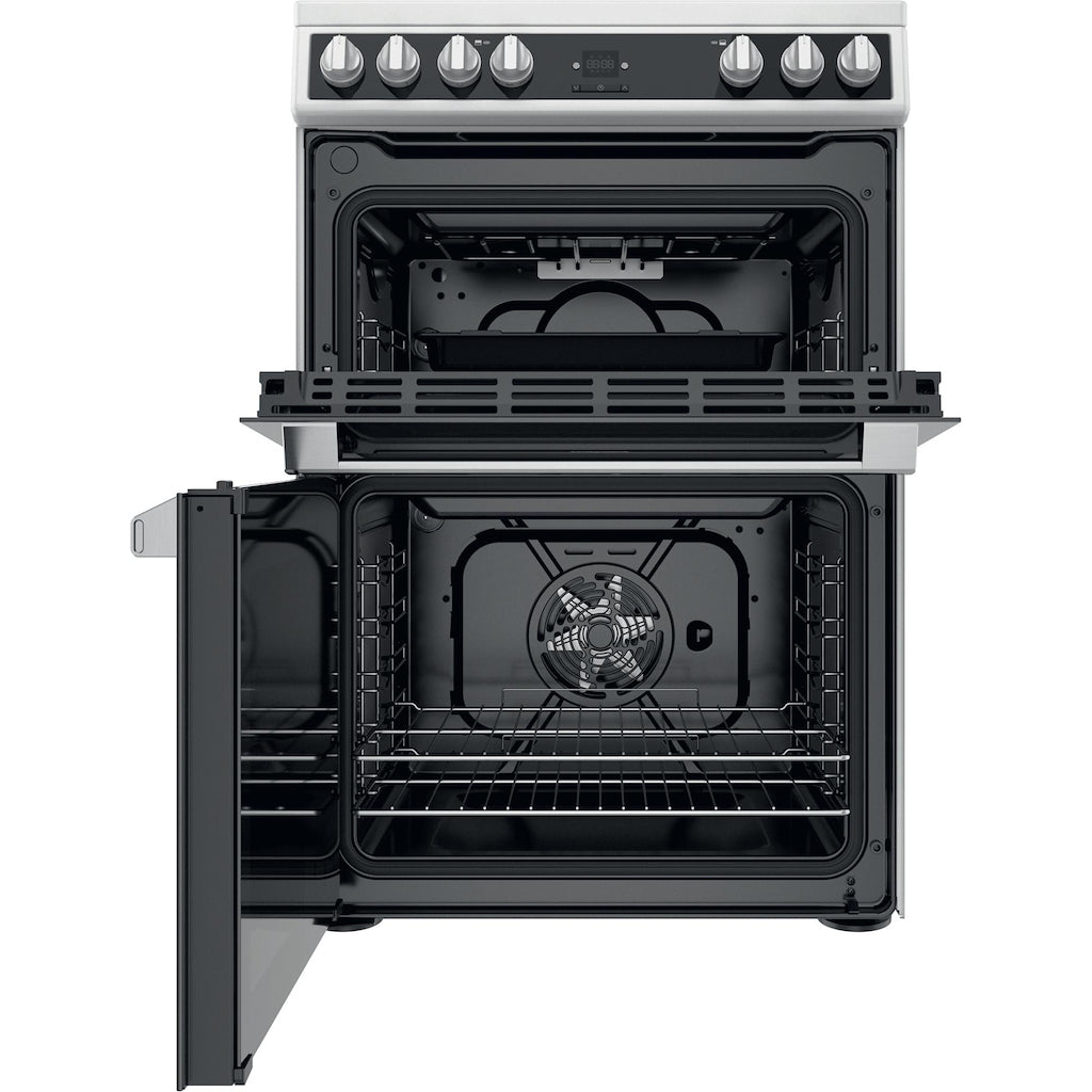 Hotpoint HDT67V9H2CW/UK Electric Double Cooker - White