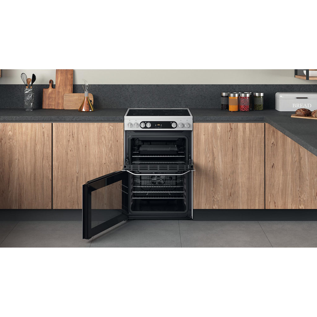 Hotpoint HDM67V9HCX/UK Double Cooker - Inox