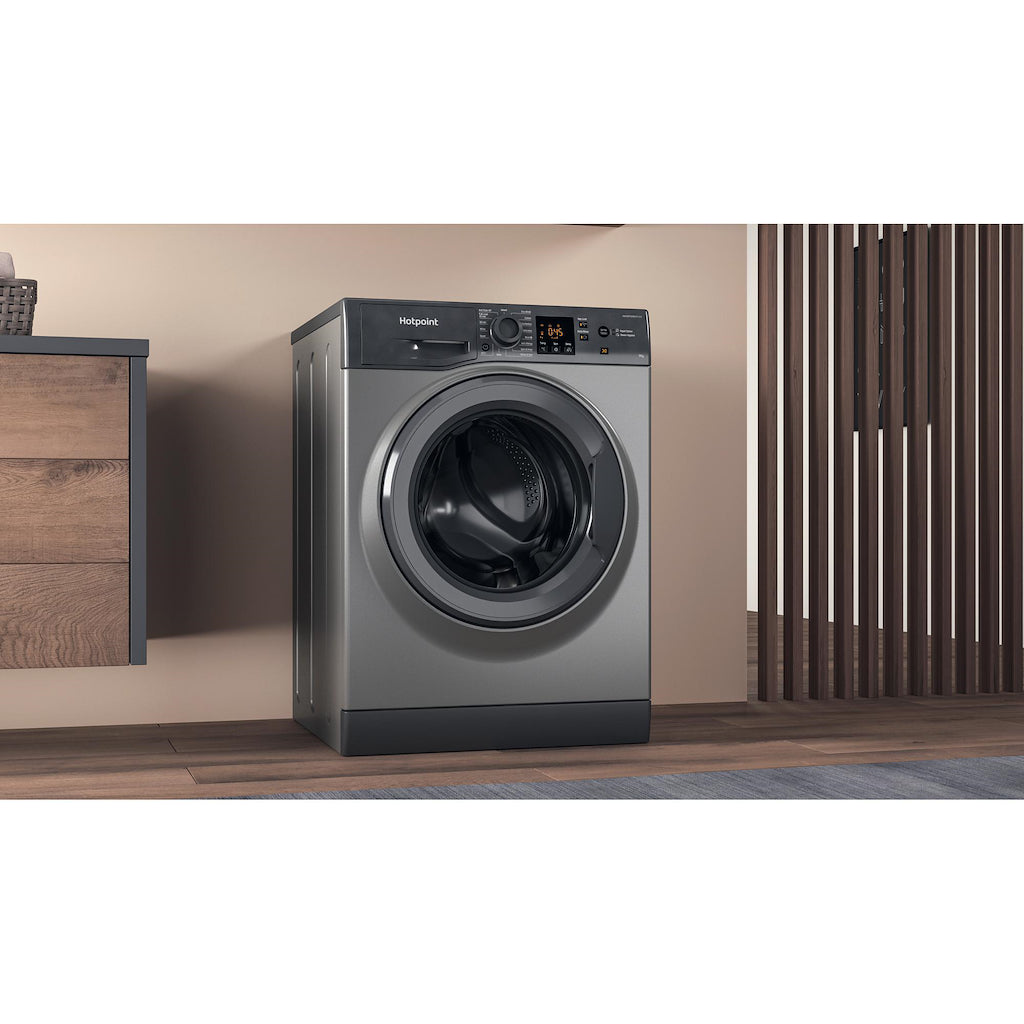 Hotpoint NSWM 944C GG UK N Washing Machine - Graphite