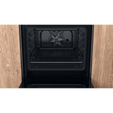 Hotpoint HS67V5KHX Freestanding Electric Cooker - Inox