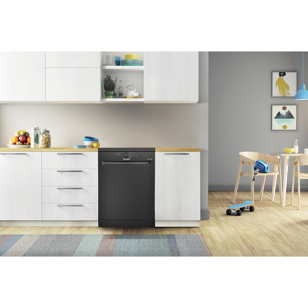 Indesit  DFE 1B19 B UK EcotimeDishwasher - Black