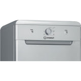 Indesit DF9E 1B10 S UK Slimline Freestanding Dishwasher - Silver