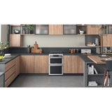 Hotpoint CD67G0CCX/UK Freestanding Gas Double Cooker