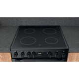 Hotpoint HDM67V9CMB/UK Electric Ceramic Double Cooker - Black