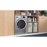 Indesit YT M11 82SS X UK 8kg Freestanding Heat Pump Tumble Dryer - Silver