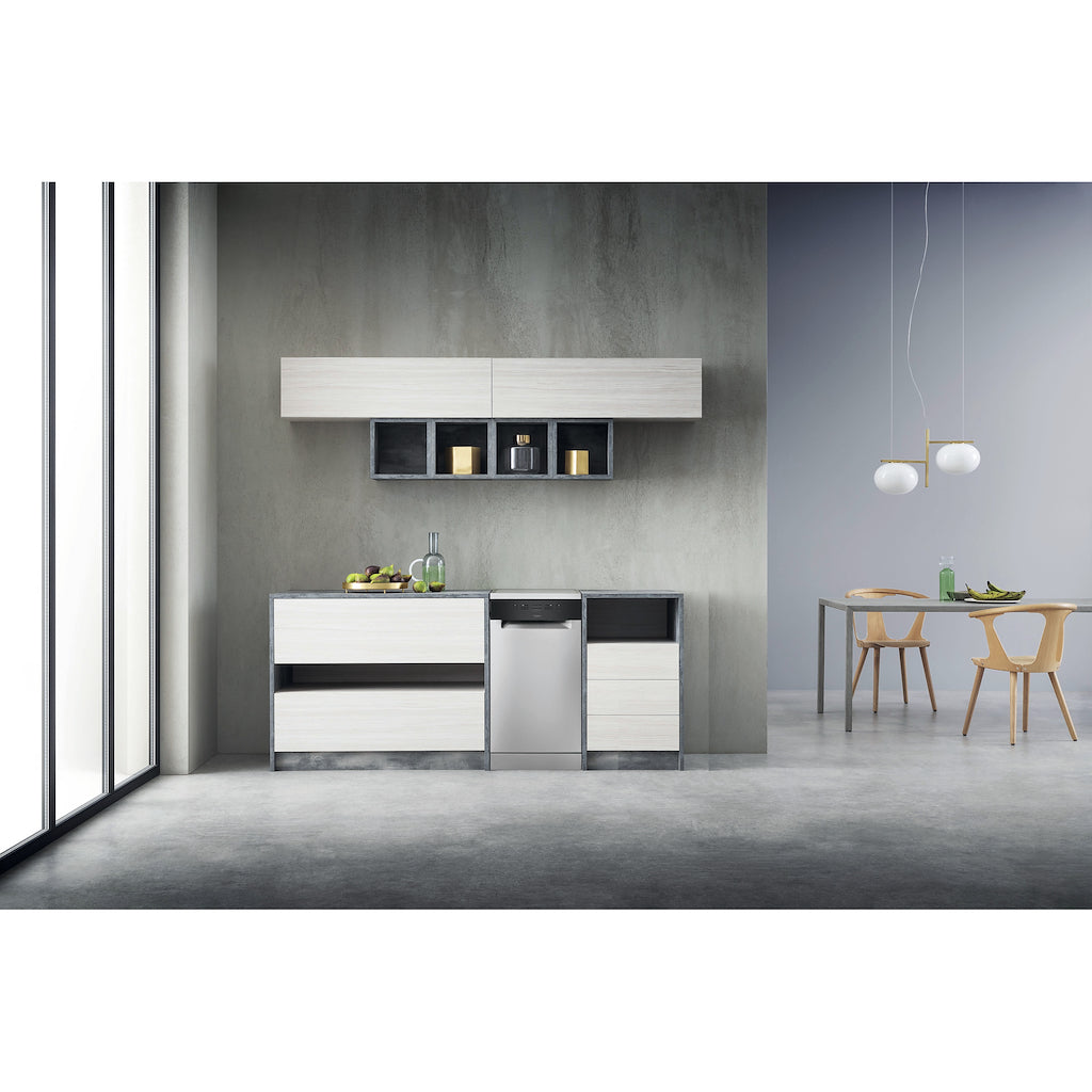 Whirlpool WSFE 2B19 X UK N SupremeClean Slimline Dishwasher A+++ 10 Place - Stainless Steel