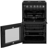 Hotpoint HD5G00CCBK/UK Gas Freestanding 50cm Double Cooker - Black