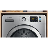 Indesit YT M11 92SS X UK 9kg Freestanding Heat Pump Tumble Dryer - Silver