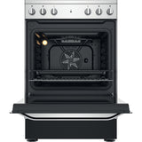 Hotpoint HS67V5KHX Freestanding Electric Cooker - Inox