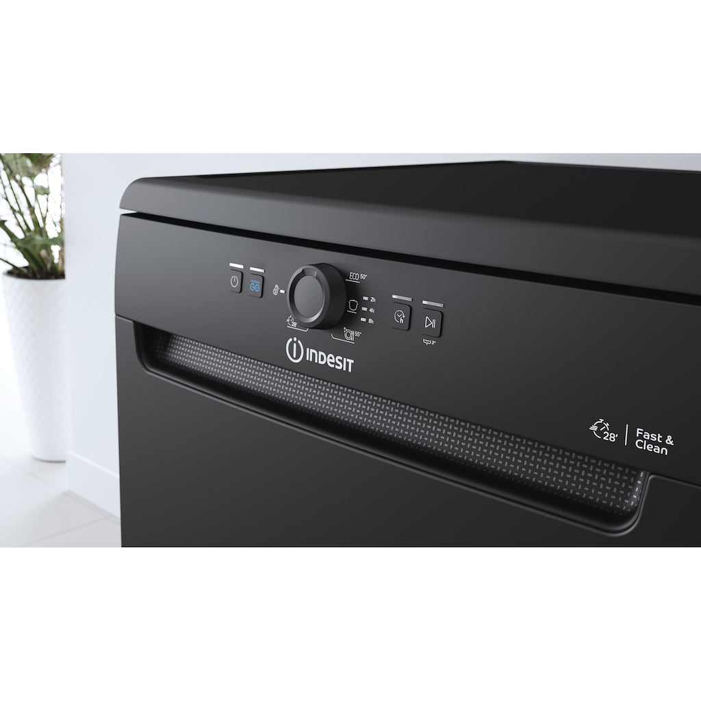 Indesit  DFE 1B19 B UK EcotimeDishwasher - Black