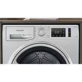 Hotpoint NT M11 82SSK UK Freestanding 8kg Heat Pump Tumble Dryer - Silver